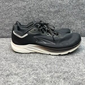 Altra Rivera 3 Running Shoes Mens Size 9 Black White Zero Drop 0mm Foot Shape